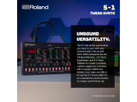 <b>Roland S-1 Sintetizador Portátil inspirado no Roland SH-101 AIRA Compact</b> <b>Roland S-1 Sintetizador Portátil inspirado no Roland SH-101 AIRA Compact</b>